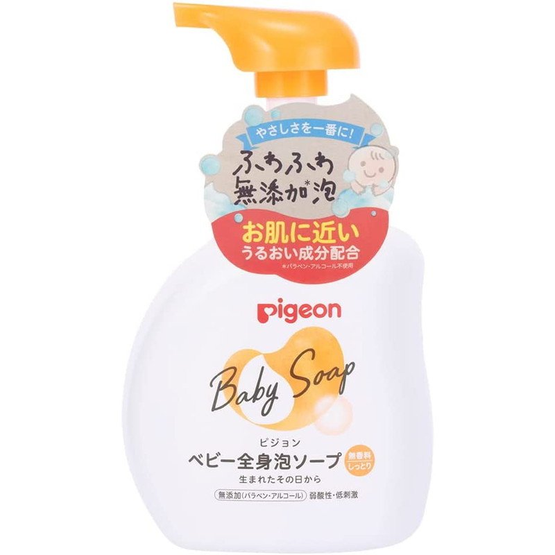 PIGEON BABY BODY FOAM SOAP MOIST TYPE 500 ML unscented moist